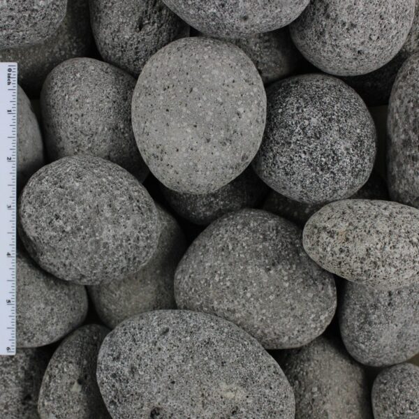 Black Lava Pebble 3"-5" - Wholesale stone solutions