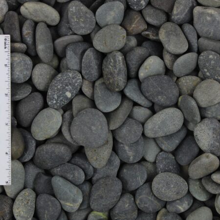 Black Beach pebble Buttons 1"