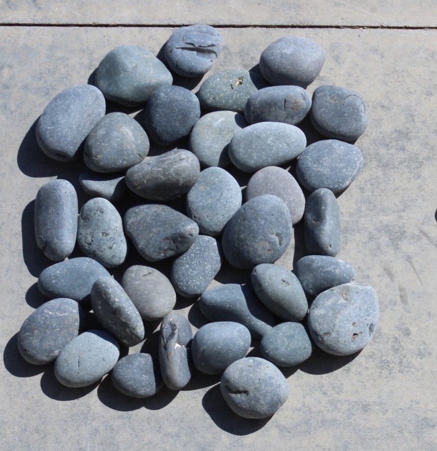 Black Mexican Beach Pebble Premium 2 to 3 inch