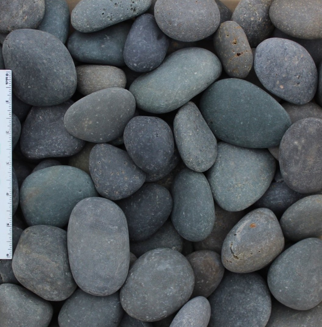 Black Mexican Beach Pebble Premium 1 to 2 inch